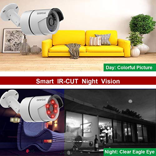 【2019 New】 Wireless Security Camera System,OHWOAI 1080P NVR 8Pcs 1080P Home Surveillance IP Cameras,HD Outdoor Indoor Weatherproof Security Cameras, Wireless CCTV System No Hard Drive. - Thumbnail 4