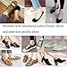 QING 4 to 8 Pack Ultra Low Cut No Show Socks Women Invisible for Flats and Dress Shoes Liner Socks with Non-Slip Heel Grips