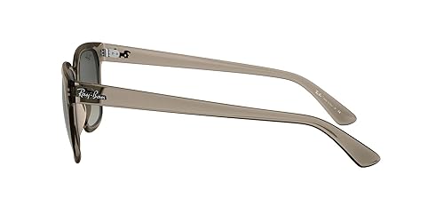 Ray-Ban Rb4323 Square Sunglasses, Transparent Grey/Light Grey