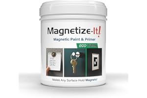 MAGNETIZE-IT! Magnetic Paint & Primer (Water Based) – ECO TITAN Extra Strong, Sustainable, Easy to Apply 1/2L, Black