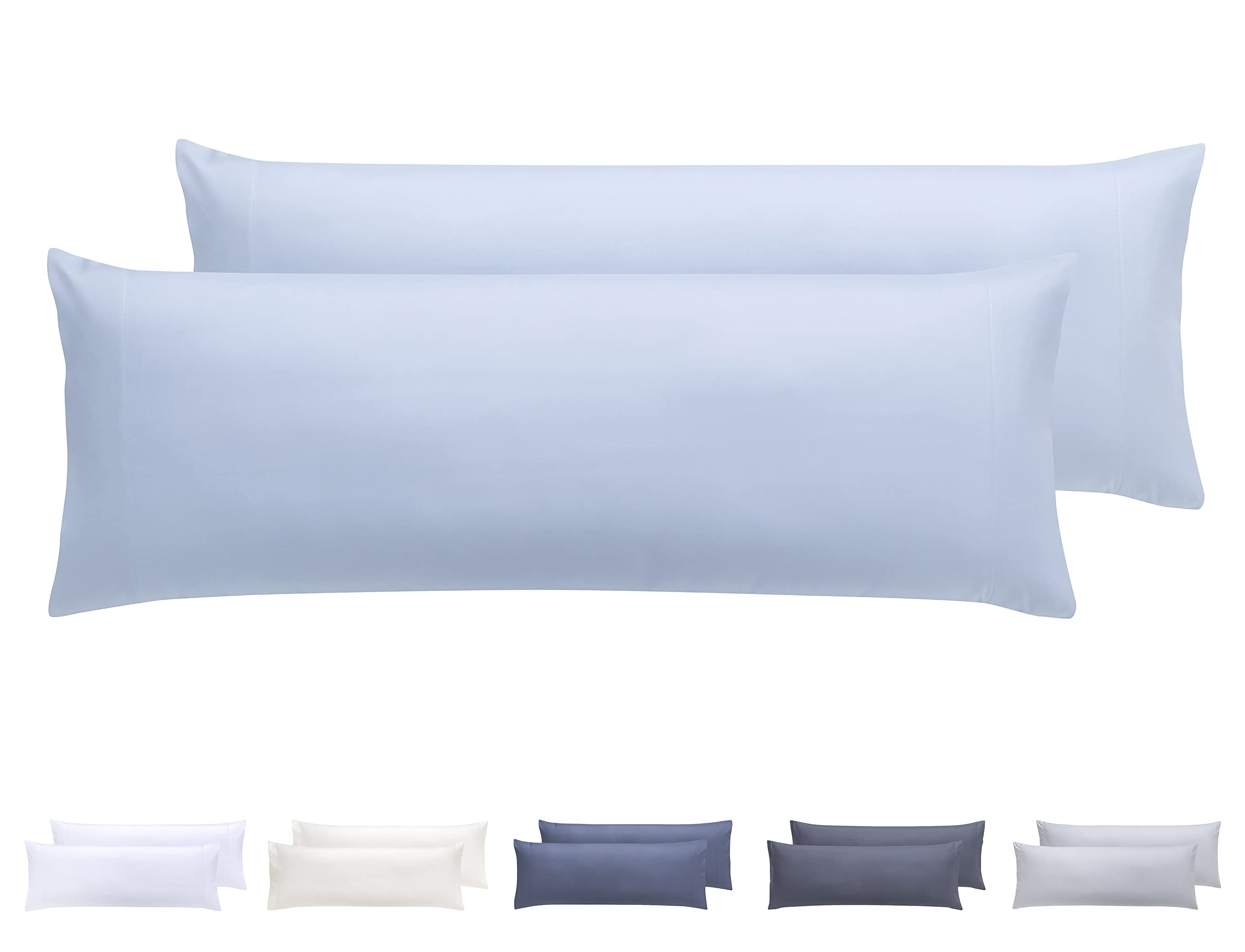 Todocama Set of 2 Pillow Covers, Extra Soft Microfibre, Hypoallergenic