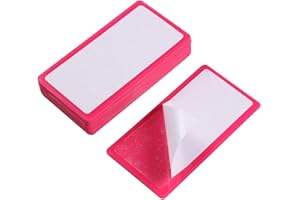 BeautyLeader 15pcs Nail Art Soft Stamping Protective Rose Red Color Stamper Rectangel Stamp Holder for 6x12cm Stamping Plate