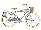 Men's Deluxe Cruiser Bike, 26-Inch, Gray