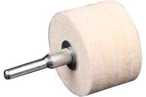 2Inch Compressed Wool Fabric Disc Polishing Buffing Pads for Stone, Wood, Mold, Metal, Glass Polishing Buffing Pads