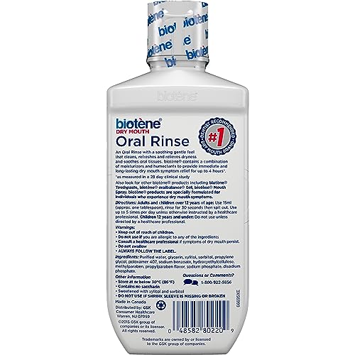 biotène Dry Mouth Management Oral Rinse, Dry Mouth Spray and