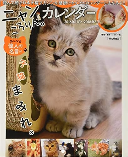 ニャンころりん カレンダー 17 カレンダー 本 通販 Amazon