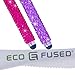 Eco-Fused Universal Bling Stylus Pens - 2 Long Gem Covered Stylus Pens Compatible with All Capacitive Touchscreen Devices/Microfiber Cleaning Cloth