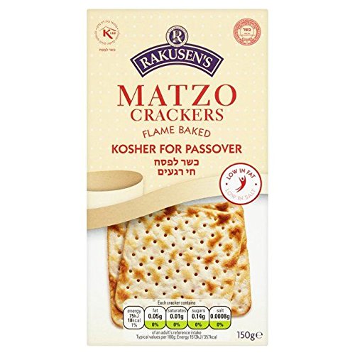 Rakusen's Matzo Passover Crackers - 150g (0.33lbs)