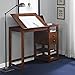 Dorel Living Drafting and Craft Counter Height Desk, Espresso