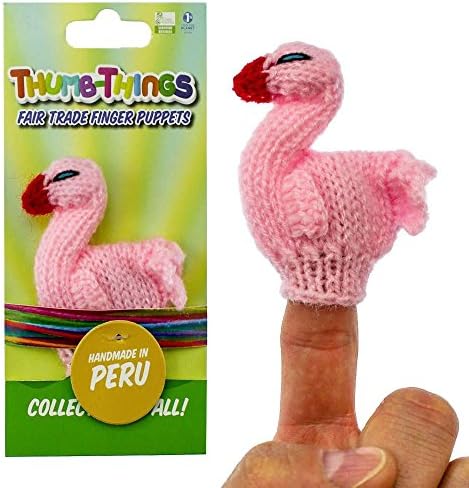 ThumbThings Baby Pink Flamingo Finger Puppet