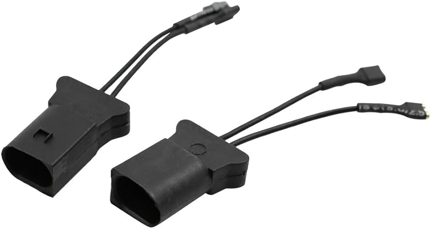 Amazon Uxcell 車ホーン配線アダプタ カーホーンスピーカーワイヤー ハーネスソケット アウディに対応 ブラック 2個入り ホーン 車 バイク