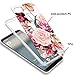 TOPNOW for Google Pixel 2 XL Case, [Anti-Scratch PC + Shockproof Anti-Drop Soft TPU] Advanced Printing Pattern Phone Cases Glossy Drawing Design Cover for Pixel 2 XL(Roses Cluster)