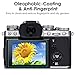 Screen Protector Compatible Fujifilm X-T3 Mirrorless Digital Camera(3-Pack), QIBOX Tempered Glass LCD Protective Screen Guard, Full Coverage/Edge to Edge/HD Clear/Anti-Bubble Film