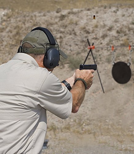 Powerfly AR500 Gong Targets for Shooting Range 12" - AR 500 3/8" Laser Cut Steel Plate - Metal Round Swing Hanging Target with Mounting Holes - Suitable for Rifle Handgun Pistol Firearms - Thumbnail 6