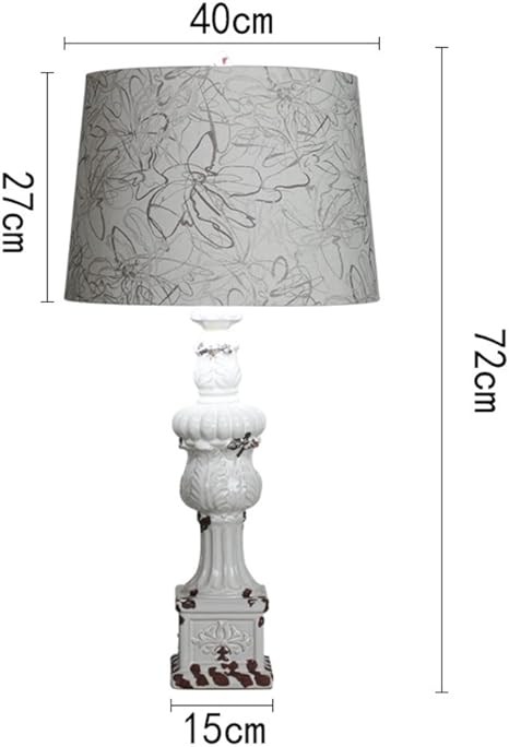 big white table lamps