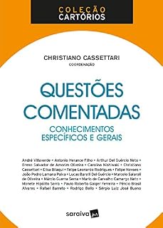 Livro CARTÓRIOS-QUESTÕES COMENTADAS-CONHECIMENTOS ESPECÍFICOS E CONHECIMENTOS GERAIS