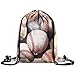 Jom Tokoy Drawstring Bag Water Resistant Polyester Gym Bag Baseball Gifts (baseball)