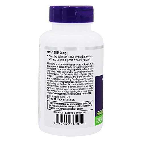 Natrol DHEA Mood And Stress, 25mg, Tablets on Galleon Philippines