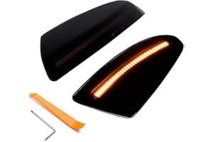 Astra Depot Rearview Mirror Turn Signal Amber Light + Tool Kit Replacement for Mercedes C250 C300 C350 C63 ML300 ML500 ML550 