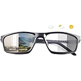 YIMI Photochromic Blue Light Blocking Glasses Anti Eyestrain Computer Gaming Blue Light Screen Blocker Glasses for Men Women