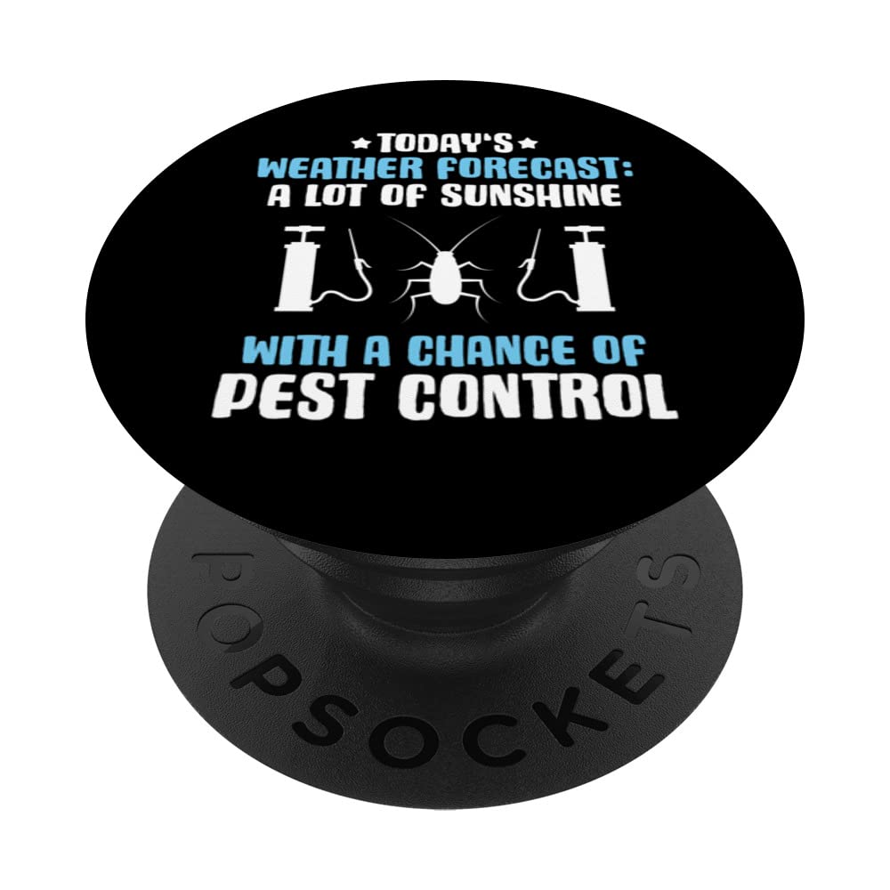 Pest Control Weather Forecast Exterminator PopSockets Swappable PopGrip
