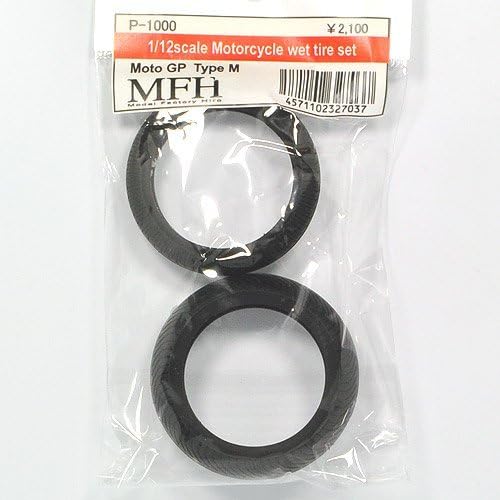 [Model Factory Hiro] P1000 1/12 wet tire set Moto GP TypeM
