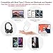 USB C to 3.5mm Audio Adapter, HiMusic 2 in 1 USB Type C Male to 3.5mm Female Stereo Earphone Dongle and Charging Adapter Compatible with Google Pixel 4/3/2XL,Galaxy S20+/Note 10/10+ and More(White)