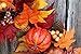 ZNFSZ Woodbury Pumpkin Harvest Silk Fall Front Door Wreath, 22 Inches, Beautiful White Gift Box Included