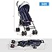 Costzon Lightweight Umbrella Baby Stroller Toddler Travel Sun Canopy with Storage Basket (Dark Blue)