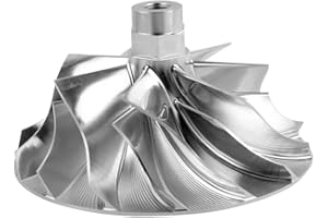 BARIO Wicked Wheel 2 Billet Turbo Compressor Wheel Replacement for 03-04 FORD Super Duty 6.0L POWERSTROKE DIESEL ENGINES # GT37 WW0360