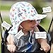 JAN & JUL Cute Newborn Baby Boy Breathable Summer Sun Hat 50 UPF, Adjustable & Foldable (S: 0-6m, Floppy Hat: Navy Wave)