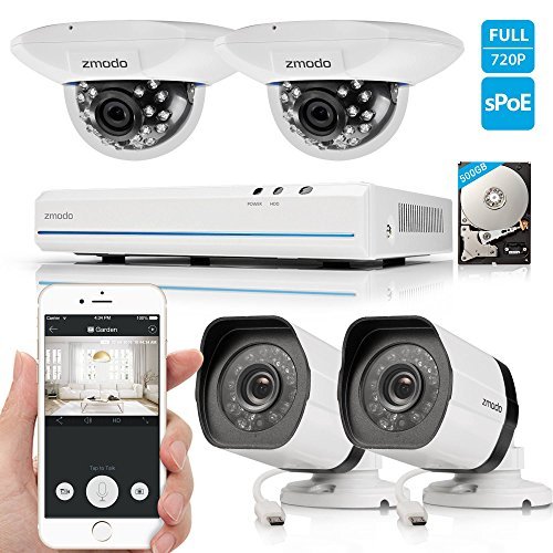 Zmodo 8CH 1080p HDMI Digital NVR Home Security Camera System with