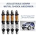 4pcs Adjustable 80mm Metal Shock Absorber Damper for 1/10 CC01 RC Crawler Off-Road Carthumb 1