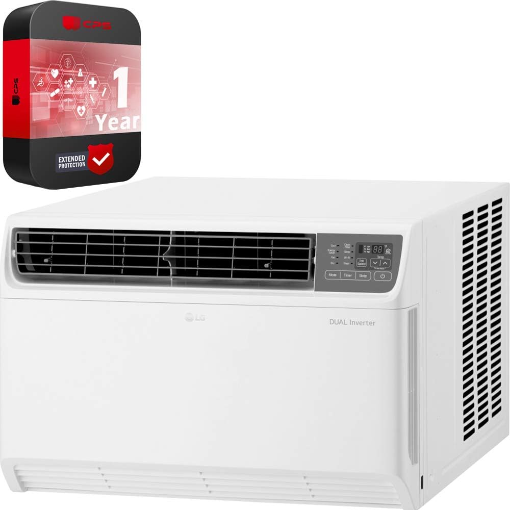 LG 18000 BTU Dual Inverter Smart WiFi Enabled Window Air Conditioner (LW1817IVSM