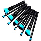 Duorime Makeup Brush Professional 10pcs Kabuki Makeup Brush Set Foundation Eyeshadow Blush Brush Kit