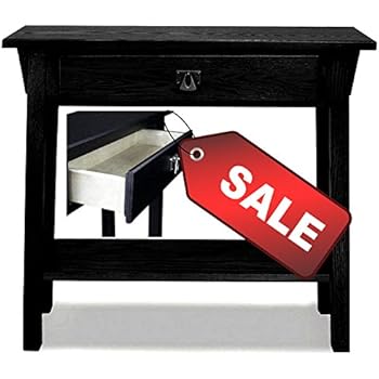 Amazon Com Entryway Narrow Table With Open Shelf And Drawer