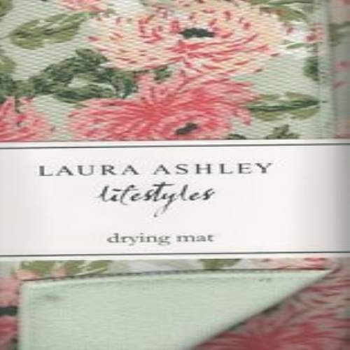 Laura Ashley Floral Bloom Microfiber Dish Drying Mat