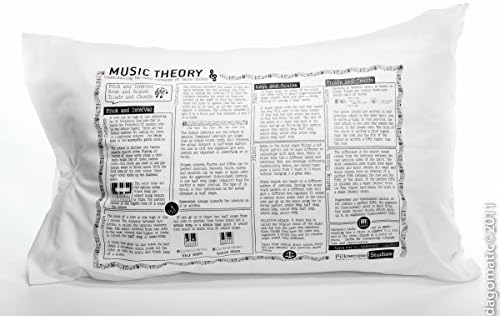 Music Theory Printed Study Pillow Case