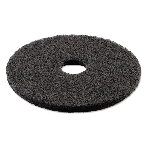 Boardwalk BWK4013BLA 13 in. Diameter Stripping Floor Pads - Black (5/Carton)