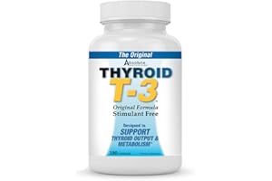 Absolute Nutrition Thyroid T-3 Radical Metabolic Booster, Energy & Focus Unflavored Thyroid Support Formula Capsules, Natural Metabolism Booster, Support Healthy Thyroid Function, 180 Capsules