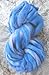 Wool Roving Hand Dyed. Super Soft BFL Combed Top Pre-Drafted for Easy Hand Spinning. Artisanal Craft Fiber ideal for Felting, Weaving, Wall Hangings and Embellishments. 1 Ounce. Copenhagen Blue