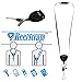 ReelStrap - The Best Id Badge Holder. Better Than Badge Reels or Retractable Lanyards. (1 pc)