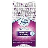 Puffs Ultra Soft & Strong Facial Tissues, 9 Softpacks, 96 Tissues Per Softpack (Packaging May Vary)