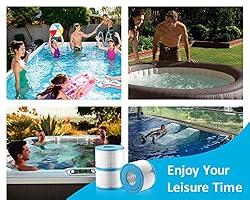GEJRIO Hot Tub Filters Replacements, 8 Pack Type Vi