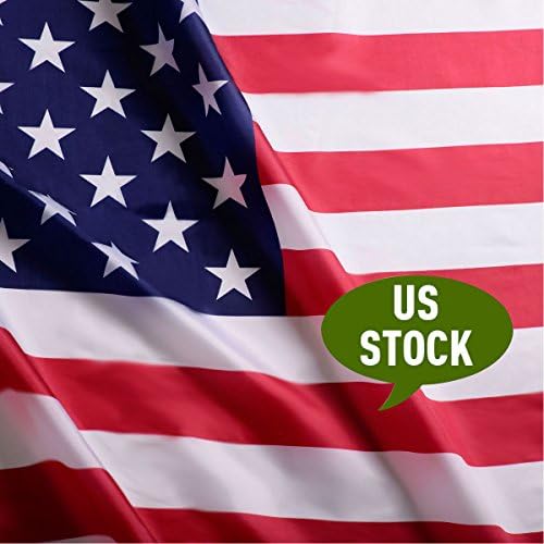 NEW 3' x 5' FT U-S-A US U.S. Am_eric_an Flag Poly_ester Stars Brass Gro-mmets, Size: 3'×5'/90×150cm