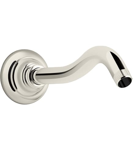 KOHLER K-72775-VNT Artifacts Duscharm Mit Flansch, Vintage Nickel – 26,4 Cm Reichweite, 1/2" NPT
