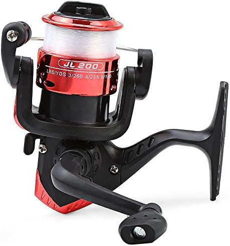 Noyix Spinning Fishing Reel 5.2:1 High Speed 3 Ball Bearings with Fishing Line for Freshwater