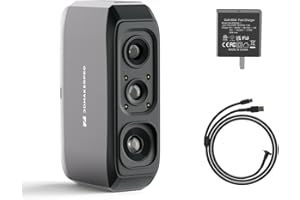 3DMakerpro 3D Scanner Moose Lite, Medium-Format 3D Scanners for Printing, NIR Light Source, Up to 0.05mm Accuracy, Mono Texture Scanning