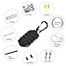 Gonex Survival Grenade Keychain Emergency Survival Kit, 550 Paracord Grenade with Carabiner, Eye Knife, Fire Starter, Fishing Tool for Camping, Hiking, Hunting, Travel