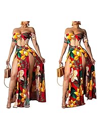 Vestido de playa sexy para mujer con flores, para bodas, fiestas y verano.